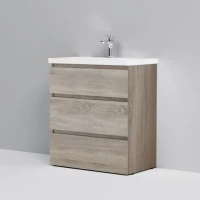 Тумба с раковиной светлый дуб 76 см Am.Pm Gem M91FSX0752OF + M90WCC0752WG