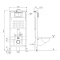 Комплект подвесной унитаз Abber Bequem AC1100MB + система инсталляции Abber AC0105 + AC0120MB - 8