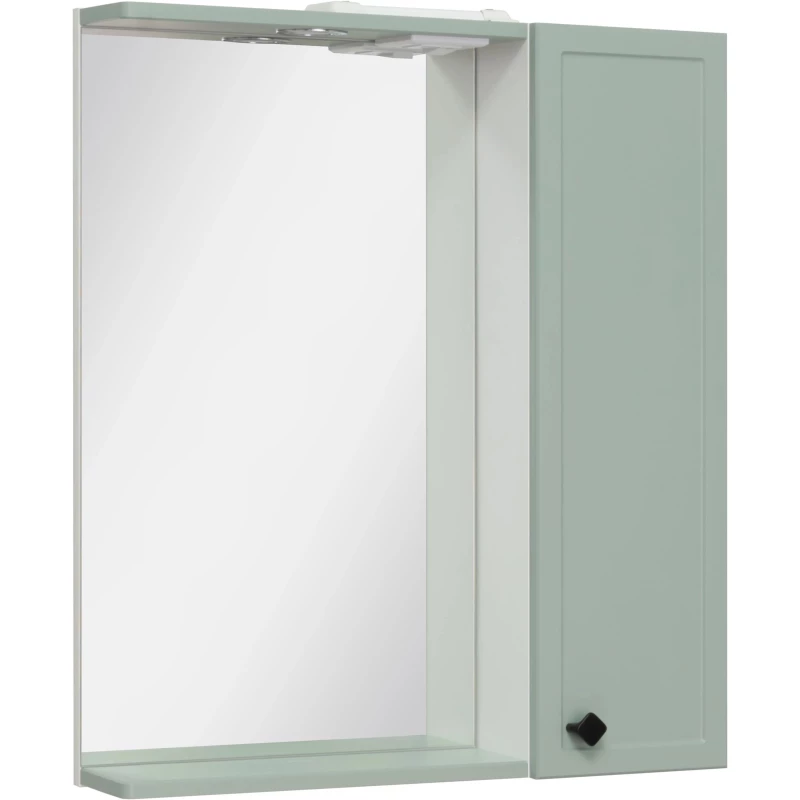 Зеркальный шкаф 65x75 см мятный R Runo Римини 00-00001277