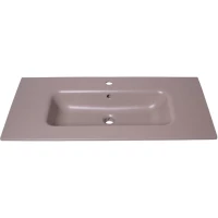 Раковина Plumberia Selection IXO XO101FTT 101x46 см, накладная, бежевый матовый