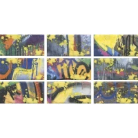 Панно Kerama Marazzi Граффити (из 9 частей 9,9х20) 20x89,1 OS/A58/9x/19060