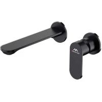 Смеситель для раковины Fashun A1185-7 встраиваемый, черный матовый