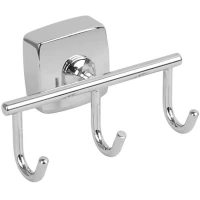 Крючок Fixsen Kvadro FX-61305C тройной, для ванны, хром