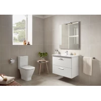 Комплект мебели белый глянец 70 см Roca The Gap ZRU9302878 + 327471000 + ZRU9302886