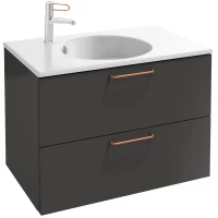 Тумба серый антрацит 80 см Jacob Delafon Odeon Rive Gauche EB2522-R7-N14