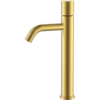 Смеситель для раковины Boheme Stick Diamond 122-MG золотой матовый
