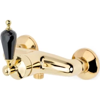 Смеситель для душа Boheme Vogue Swarovski 214-BSW золотой/черный