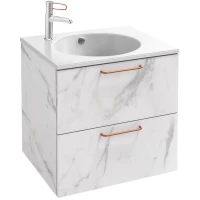 Тумба белый мрамор 60 см Jacob Delafon Odeon Rive Gauche EB2520-R7-NR4