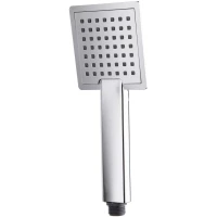 Душевая лейка AQG Wind Blu SQ 10WIB0140 90 мм, 1 режим, хром