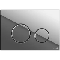 Кнопка смыва Cersanit Twins A63523 для инсталляции, хром