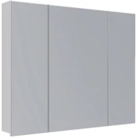 Зеркальный шкаф 100x79 см белый глянец Lemark Universal LM100ZS-U
