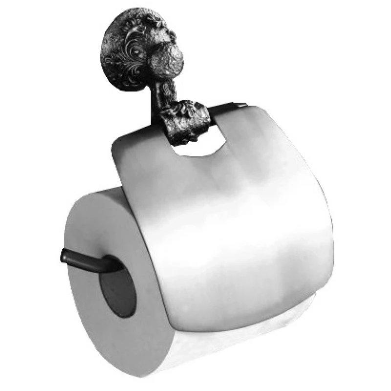 Держатель для туалетной бумаги серебро Art&Max Sculpture AM-0689-T