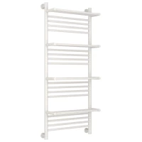 Полотенцесушитель водяной 1200x500 античное белое золото Сунержа Богема с полкой+ 10-0224-1250