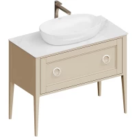 Тумба капучино матовый 100 см Kerama Marazzi Plaza Classic PL.CN.100.1+1\CAP.M