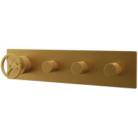 Смеситель для ванны Remer Chrono CH98D3BG встраиваемый, золотой матовый