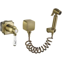 Гигиенический душ Elghansa Terrakotta 34C0786-Bronze (Set-49) со смесителем, бронза