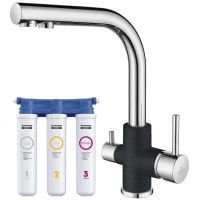 Смеситель для кухни с фильтром Paulmark Essen Es213011-BLCR + H851P00