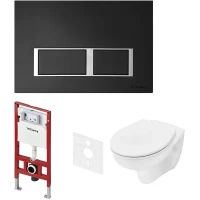 Комплект подвесной унитаз Tece TECEbasic + система инсталляции Tece TECEspring V K955202WCB