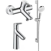 Комплект смесителей Hansgrohe Talis S 72400000 + 72020000 + 26532400