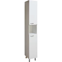 Пенал Runo Эконом 00000000618 напольный L/R, белый