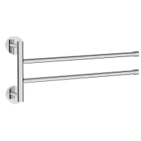 Полотенцедержатель двойной поворотный 36 см Rush Bianki BI76522