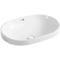Раковина WeltWasser Deilbach 4028 10000004589 59x40 см, встраиваемая сверху, белый