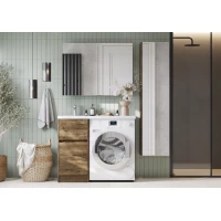 Комплект мебели дуб рустикальный 105 см Акватон Лондри 1A267001LHDR0 + 1A274901LHDR0 + 1A72833KLH01L + 1A267302LH010