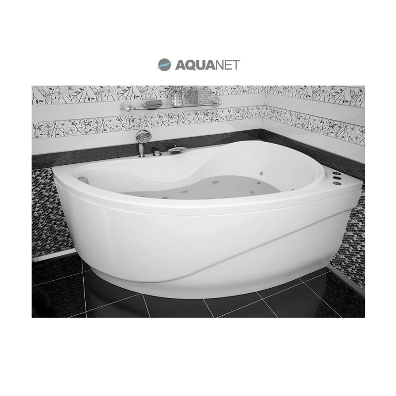Акриловая ванна 148,4x89,2 см правая Aquanet Maldiva 00205445