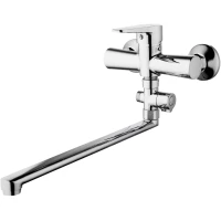 Смеситель для ванны G.Lauf NUD6-A146 универсальный, с душевым гарнитуром, хром