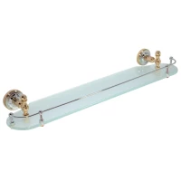 Полка стеклянная 58 см Migliore Mirella 17287