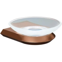 Мыльница Knotlor Space SD103RB настенная, бронза матовая