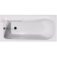 Ванна чугунная Goldman Classic CL14070 140x70 см, белый