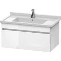 Тумба белый глянец 80 см Duravit DuraStyle DS638802222