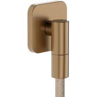 Подключение для душевого шланга Hansgrohe FixFit Fine Q 28884140 бронза