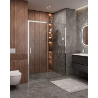 Душевая дверь Cezares Molveno MOLVENO-BF-1-140-C-Cr-IV 140 см, профиль хром, стекло прозрачное