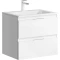 Комплект мебели белый глянец 60,8 см Aqwella 5 Stars Accent ACC0106W + Mal.06.04.D + RM0206BLK - 5