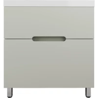 Тумба под раковину Style Line Матис ЛС-00002438 79,8 см, напольная, оливковый матовый