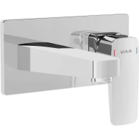 Смеситель для раковины VitrA Root Square A42738EXP встраиваемый, без донного клапана, хром
