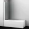 Шторка для ванны 80 см WasserKRAFT Berkel 48P01-80W Fixed прозрачное - 1