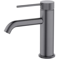 Смеситель для раковины Timo Saona 2461/18F вороненая сталь