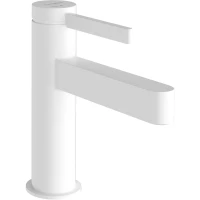 Смеситель для раковины Hansgrohe Finoris 76012700 CoolStart, с донным клапаном, белый матовый