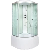 Душевая кабина 80x80x215 см Deto L980GM интимато