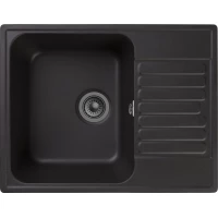 Кухонная мойка GranFest Quarz 13 61,8x47,7 см, черный