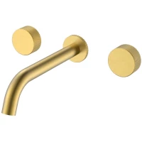 Смеситель для раковины Boheme Stick Touch 152-2-MG.2 встраиваемый, золотой матовый