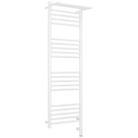 Полотенцесушитель электрический 1200x400 белый глянец МЭМ правый Сунержа Богема с полкой 3.0 12-5807-1240