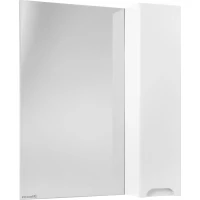 Зеркальный шкаф 65x80 см белый глянец R Bellezza Андрэа 4619010001011