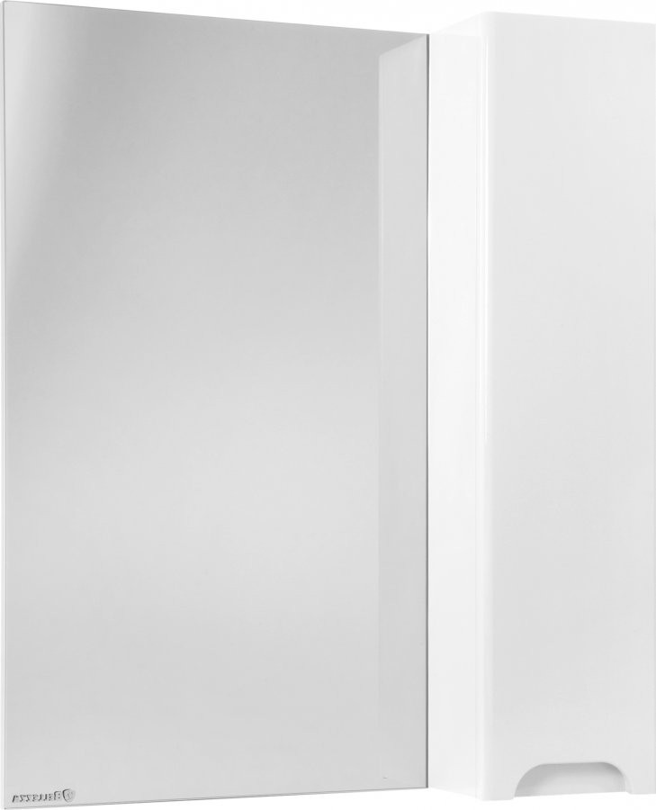 Зеркальный шкаф 65х80 см белый глянец R Bellezza Андрэа 4619010001011 - фото 1