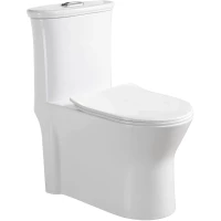 Унитаз-моноблок Stella Polar Бильбао KN6277000 SP-00001849 с сиденьем микролифт, белый