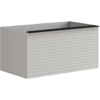 Тумба под раковину Onsen Pixel Pastel Grey 68-BP-082-S1-M11 80 см, подвесная, пастельно-серый матовый