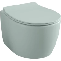 Унитаз подвесной Allen Brau Fantasy 4.11004.MT безободковый, мятный